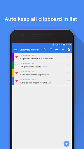 Clipboard Master - عکس برنامه موبایلی اندروید