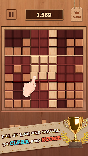 Woody Block - Gameplay image of android game