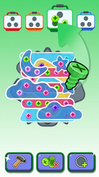 Screw Pin Jam Puzzle - Gameplay image of android game