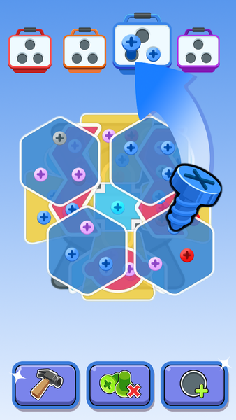 Screw Pin Jam Puzzle - Gameplay image of android game