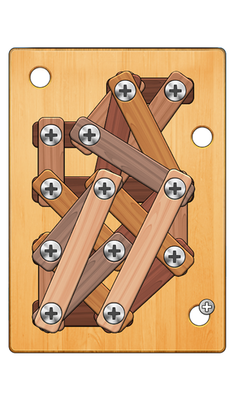 Wood Puzzle Nuts & Bolts - عکس بازی موبایلی اندروید