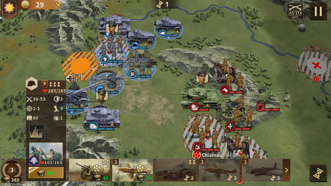 Glory of Generals 3 - WW2 SLG - عکس بازی موبایلی اندروید