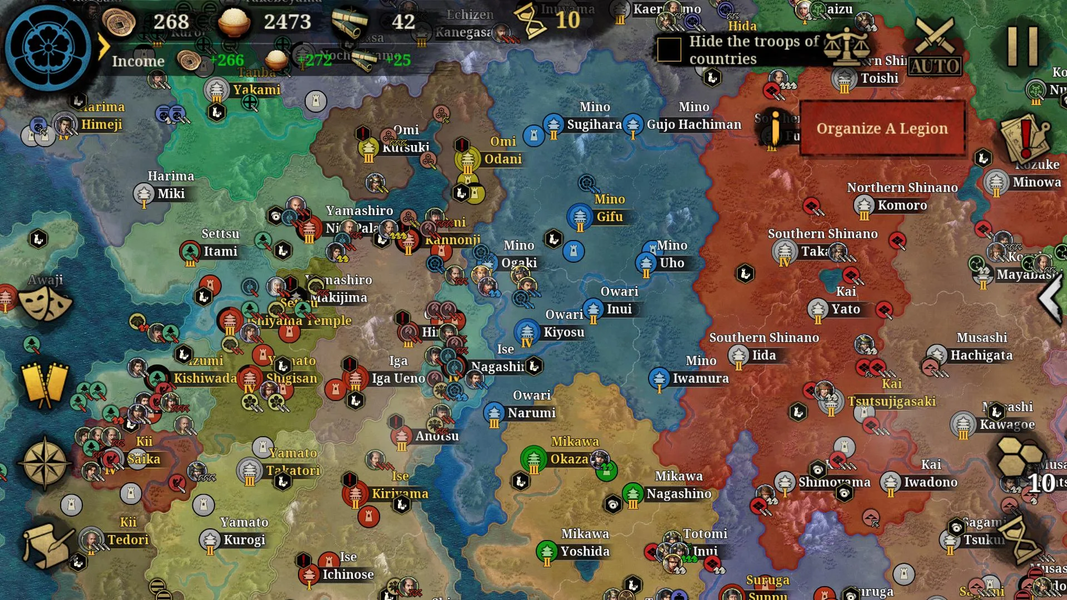 Great Conqueror 2: Shogun - Gameplay image of android game