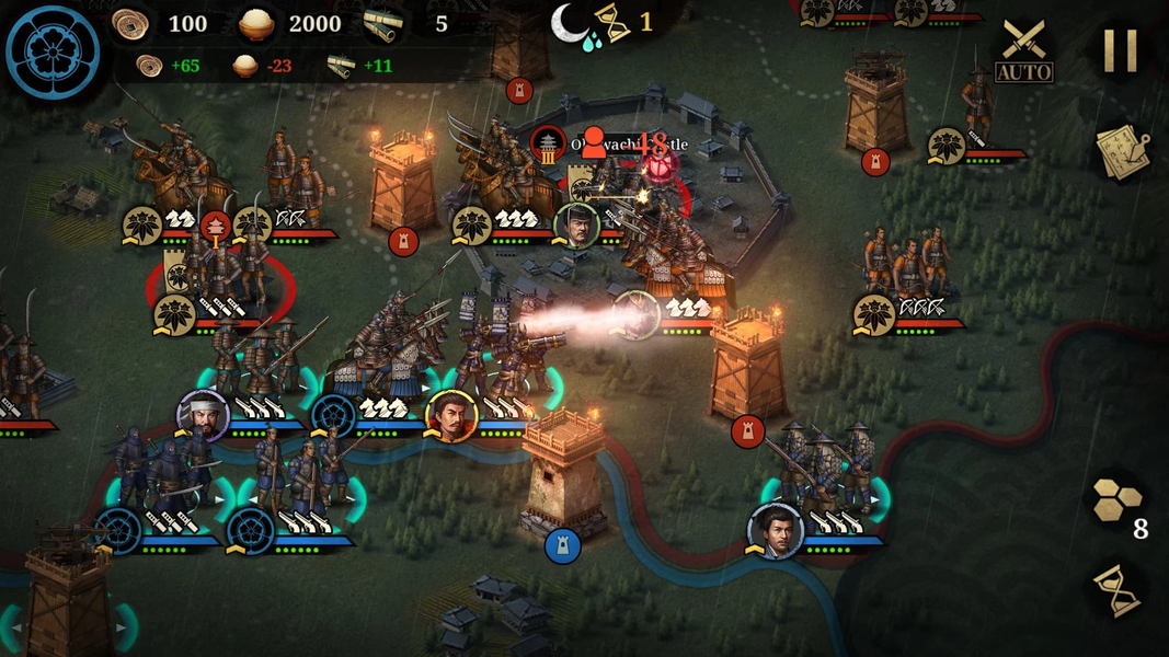 Great Conqueror 2: Shogun - Gameplay image of android game