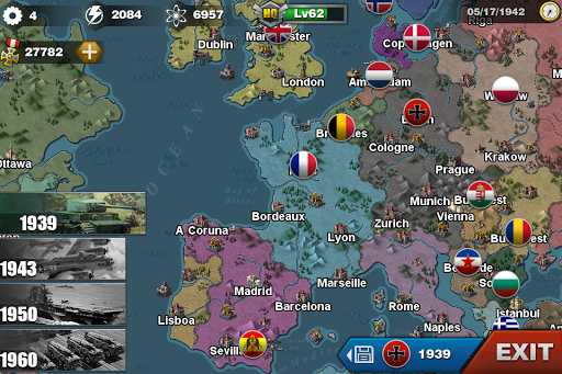 World Conqueror 3-WW2 Strategy - Gameplay image of android game