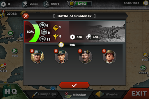 World Conqueror 3-WW2 Strategy - Gameplay image of android game