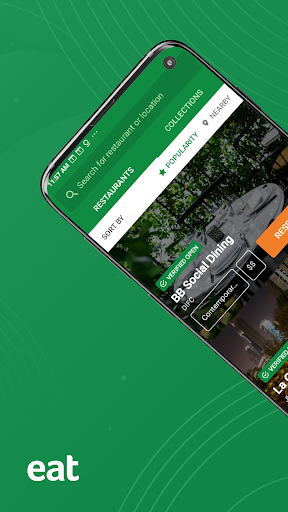 Eat - Restaurant Reservations - Image screenshot of android app