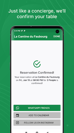 Eat - Restaurant Reservations - Image screenshot of android app