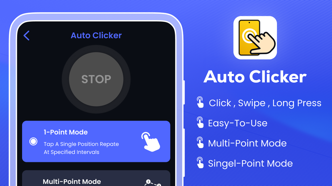 Auto Clicker - Auto Multi Tap - عکس برنامه موبایلی اندروید