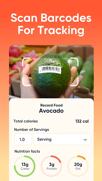 Eato®: Calorie Counter - عکس برنامه موبایلی اندروید