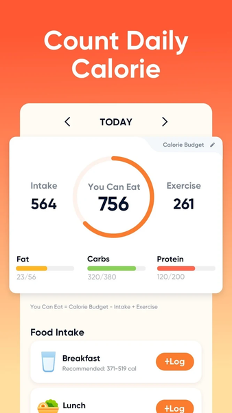 Eato®: Calorie Counter - عکس برنامه موبایلی اندروید