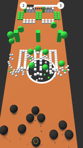 Eat Up 3D - Attack Hole Games - Gameplay image of android game