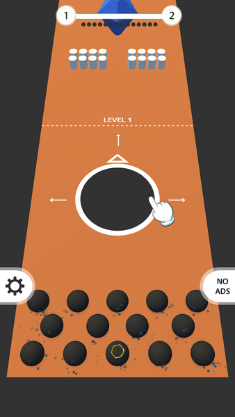Eat Up 3D - Attack Hole Games - Gameplay image of android game
