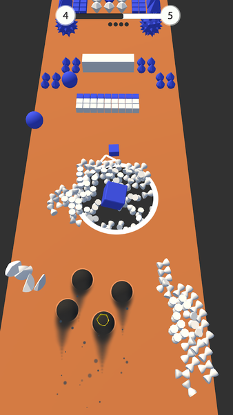 Eat Up 3D - Attack Hole Games - Gameplay image of android game