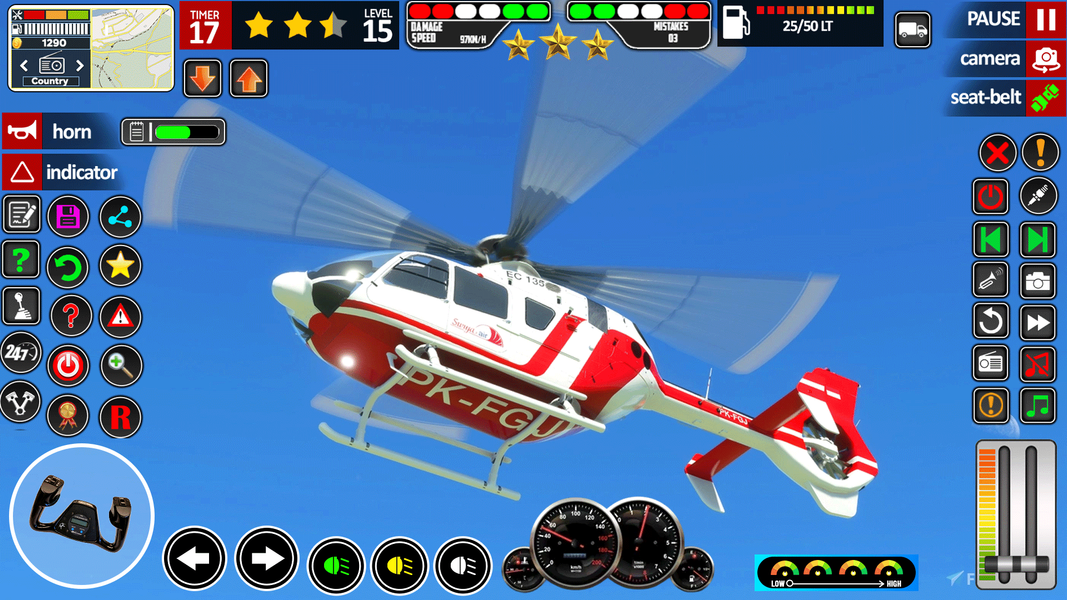 Helicopter Rescue Flight Game - عکس بازی موبایلی اندروید