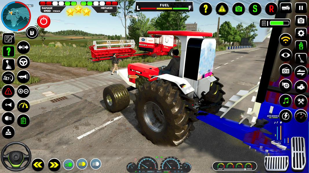 Farming Game : Tractor Sim - Gameplay image of android game