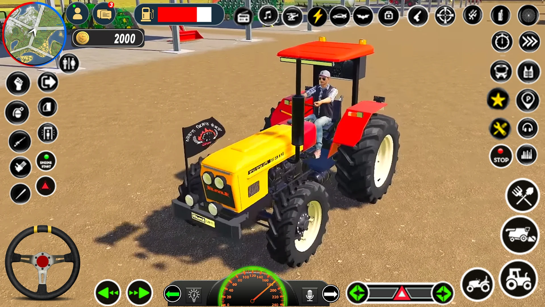 Farming Game : Tractor Sim - Gameplay image of android game