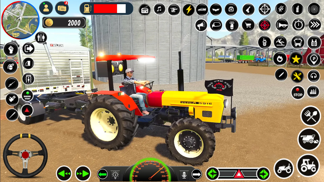 Farming Game : Tractor Sim - Gameplay image of android game