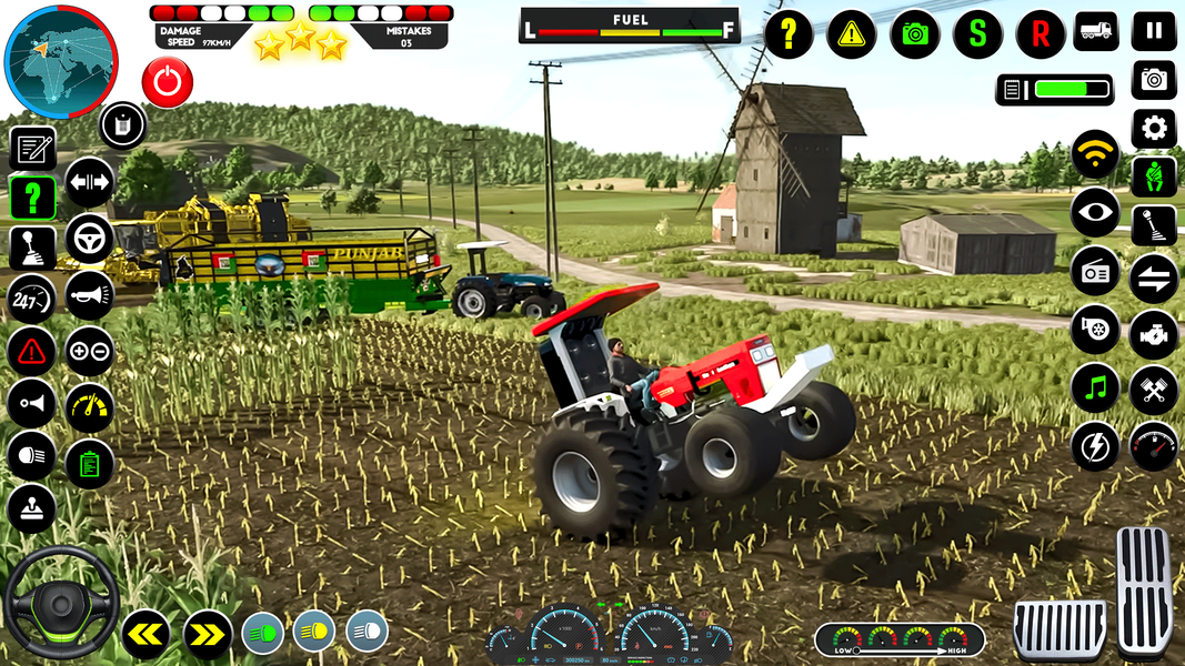 Farming Game : Tractor Sim - Gameplay image of android game