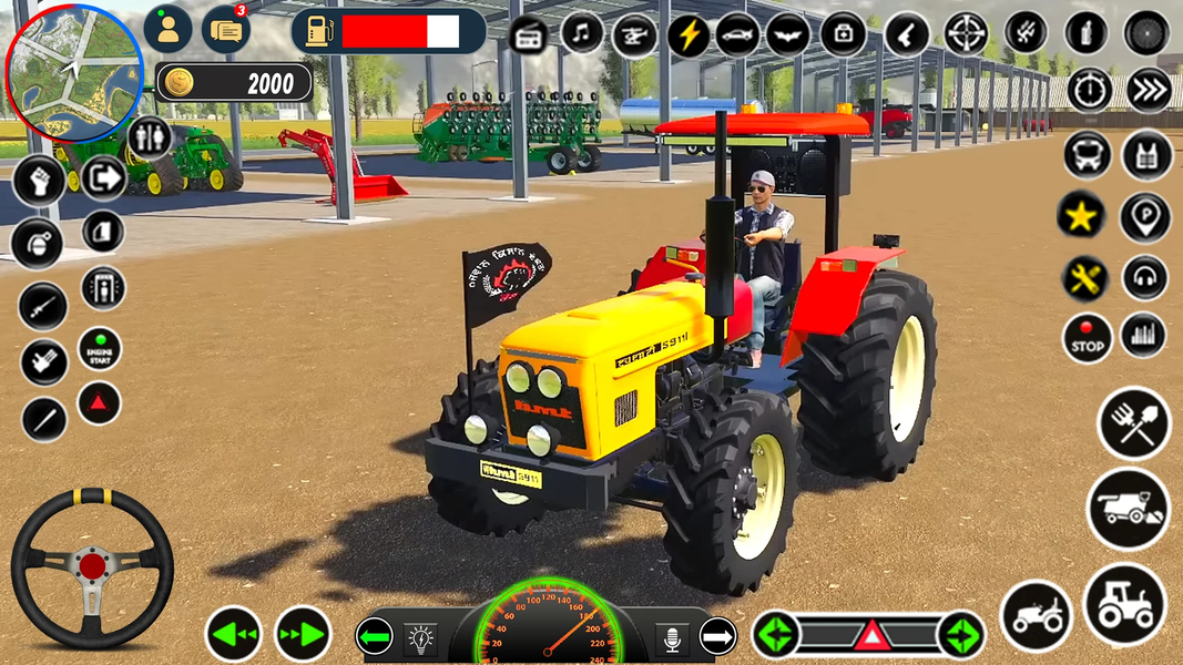 Farming Game : Tractor Sim - Gameplay image of android game