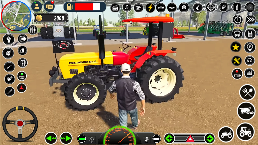 Farming Game : Tractor Sim - Gameplay image of android game