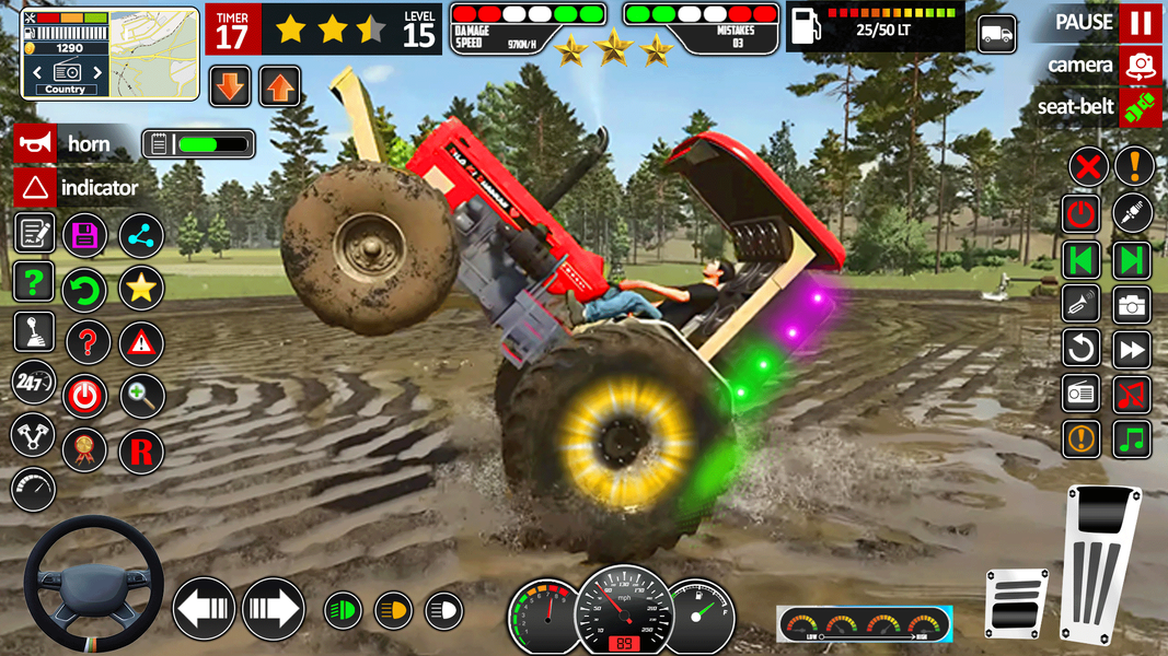 Farming Game : Tractor Sim - Gameplay image of android game