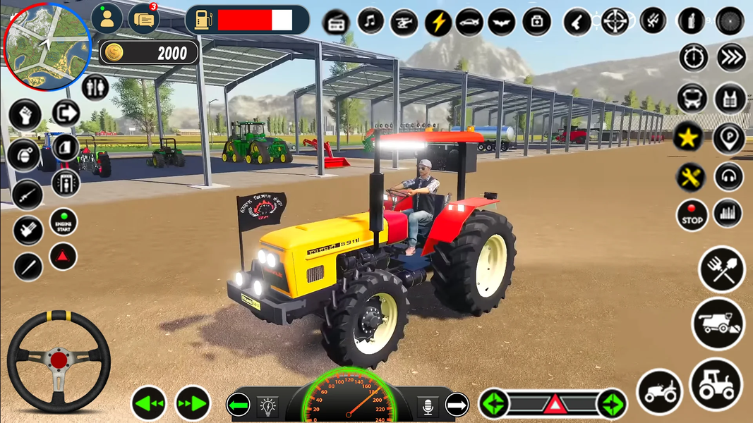 Farming Game : Tractor Sim - Gameplay image of android game
