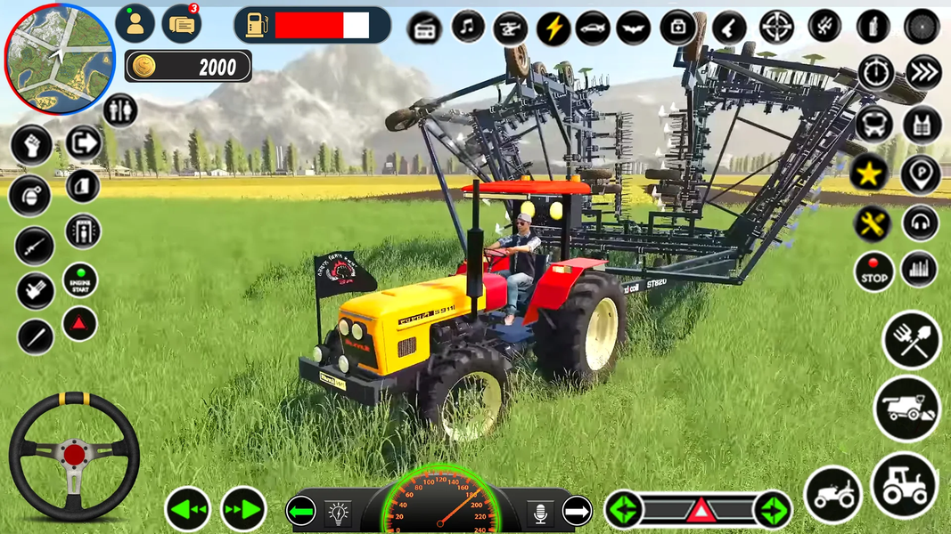 Farming Game : Tractor Sim - Gameplay image of android game
