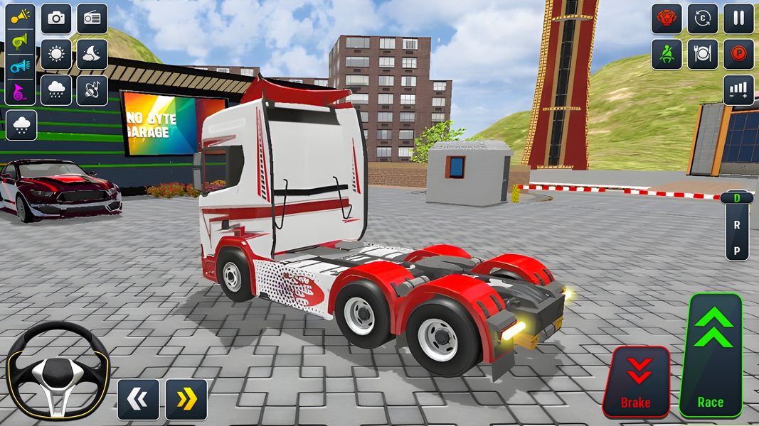 US Cargo Truck Driving Sim - Gameplay image of android game