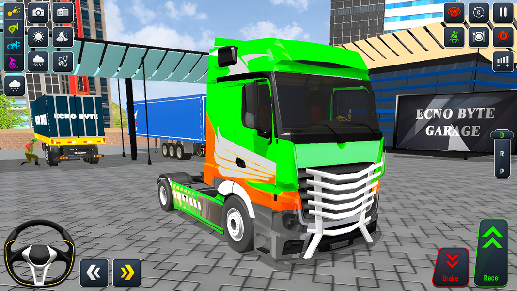 US Cargo Truck Driving Sim - Gameplay image of android game