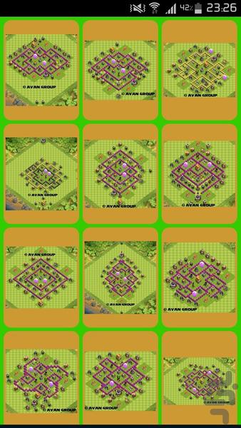 clash of clans Maps (VIP) - Image screenshot of android app