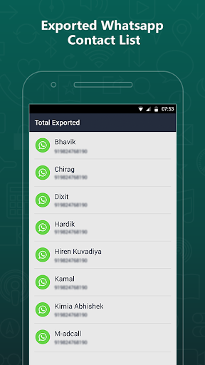 Export Contacts: Contact Mover - عکس برنامه موبایلی اندروید