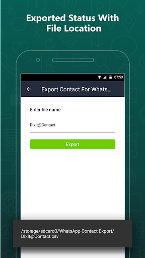 Export Contacts: Contact Mover - عکس برنامه موبایلی اندروید
