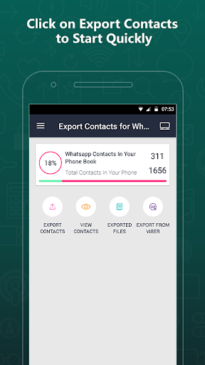 Export Contacts: Contact Mover - عکس برنامه موبایلی اندروید