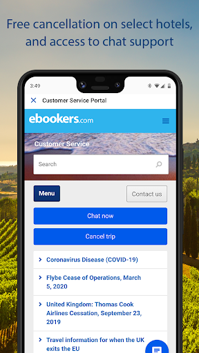 ebookers Hotels & Flights - Image screenshot of android app