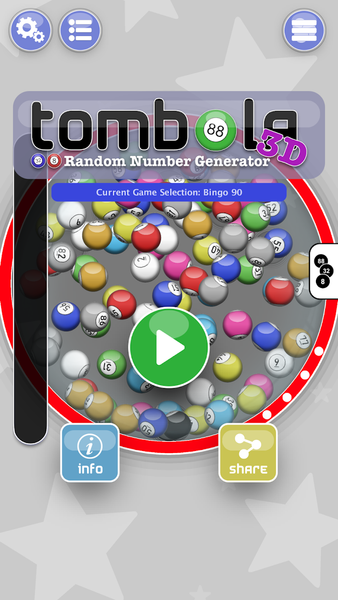 Tombola 3D - Number Generator - عکس بازی موبایلی اندروید