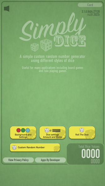 Simply Dice - عکس برنامه موبایلی اندروید