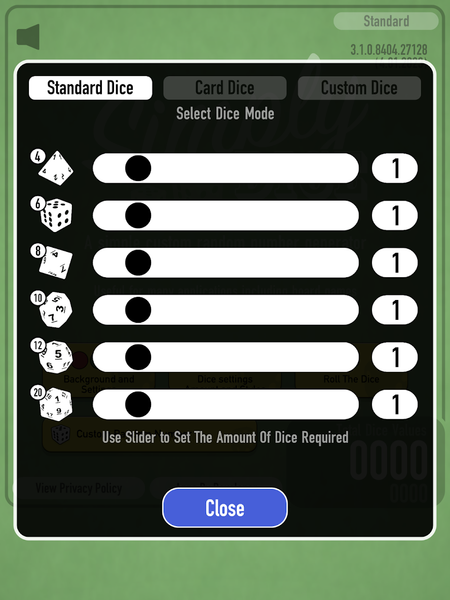 Simply Dice - عکس برنامه موبایلی اندروید