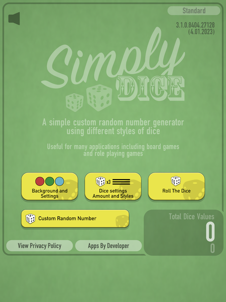 Simply Dice - عکس برنامه موبایلی اندروید