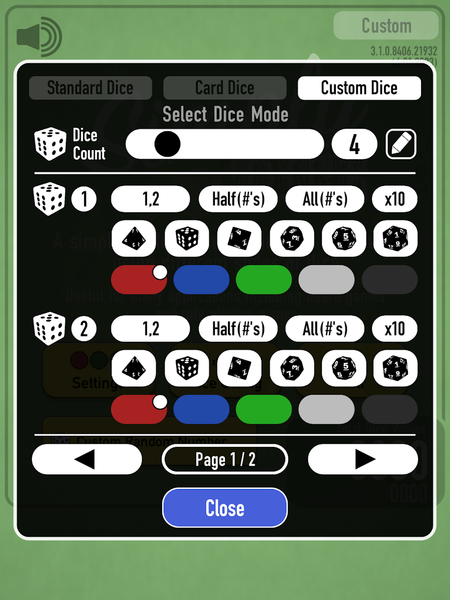 Simply Dice - عکس برنامه موبایلی اندروید