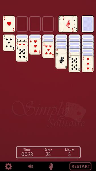 Simply Solitaire - عکس برنامه موبایلی اندروید