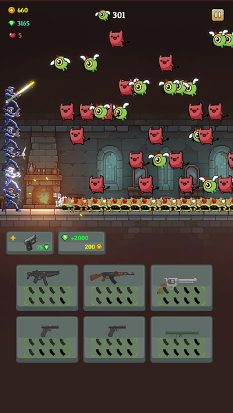 Auto Shooter: Gold Hunt - Gameplay image of android game