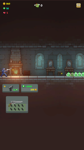 Auto Shooter: Gold Hunt - Gameplay image of android game