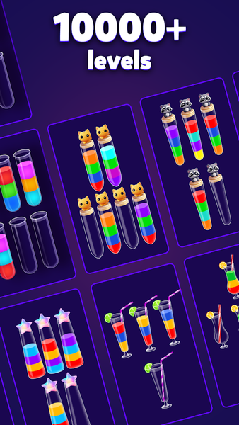 Water Sort Puzzle - ColorQuest - Gameplay image of android game