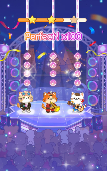 Cat Band: Live Concert - Gameplay image of android game