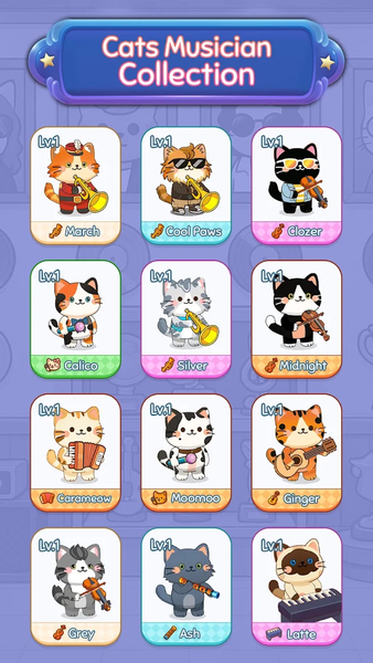 Cat Band: Live Concert - Gameplay image of android game