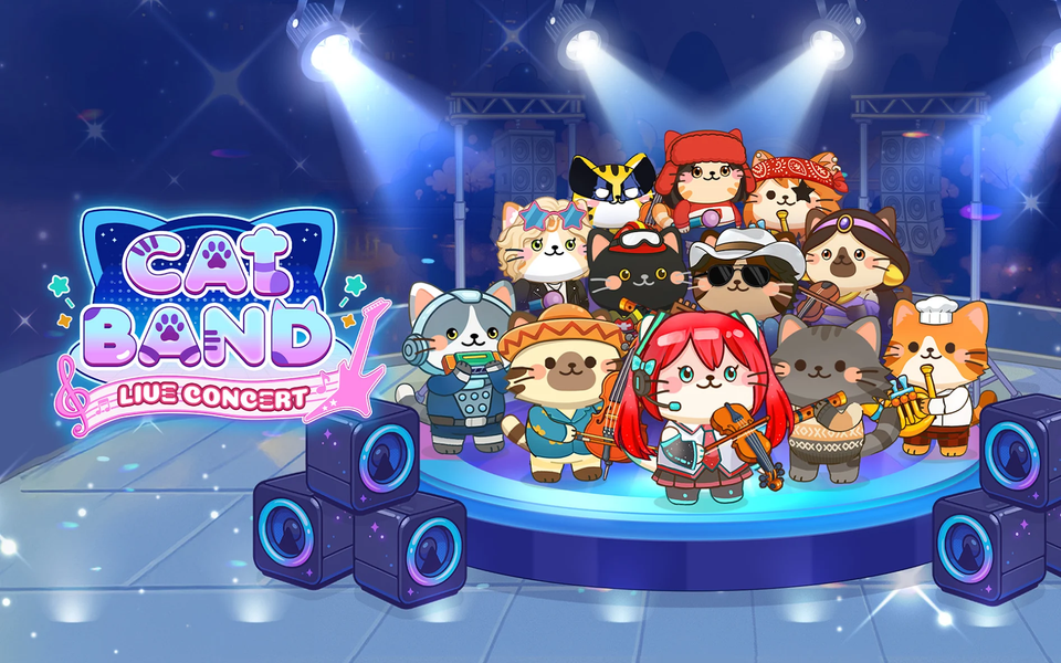 Cat Band: Live Concert - Gameplay image of android game