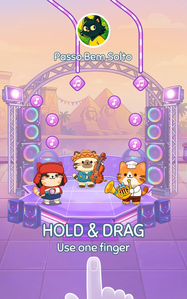 Cat Band: Live Concert - Gameplay image of android game