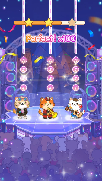 Cat Band: Live Concert - Gameplay image of android game