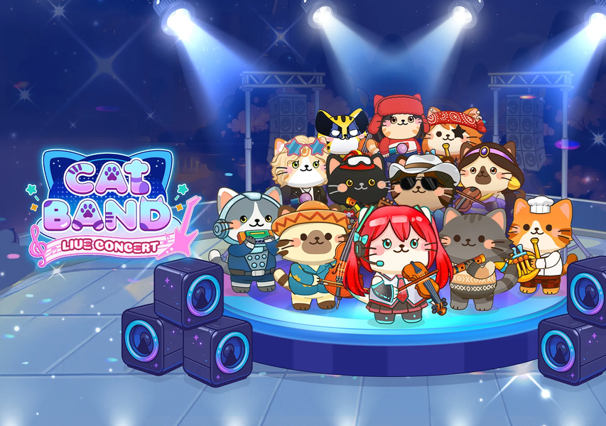 Cat Band: Live Concert - Gameplay image of android game